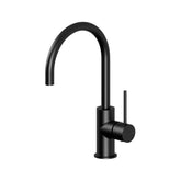 Phoenix Vivid Slimline 160mm Gooseneck Basin / Sink Mixer Matte Black